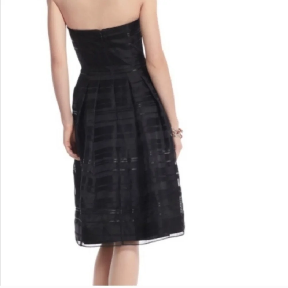 White house black market strapless fit and flare formal dress size 2